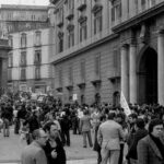 Manifestazione disoccupati organizzati fuori la Prefettura di Napoli